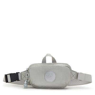 Kipling Alys Metallic Handbags Silver | IE_Ki1878F