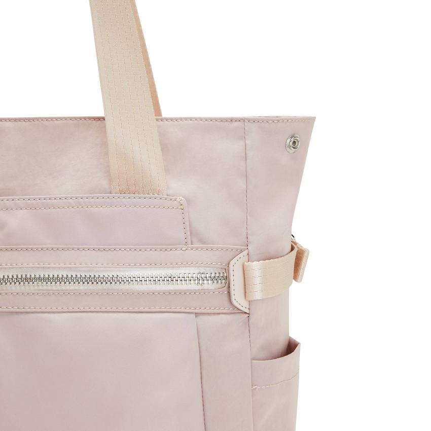 Kipling Faiza Tote Bags Pink | IE_Ki1843F