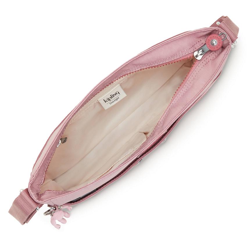 Kipling New Angie Crossbody Bags Lavender Pink | IE_Ki1732S